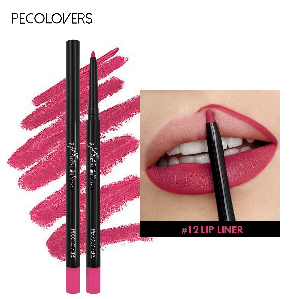Nude Velvet Matte Lipstick Long Lasting Waterproof Color Rendering Non-Stick Cup Lip Glaze Lips Liner Pencil Woman Cosmetics
