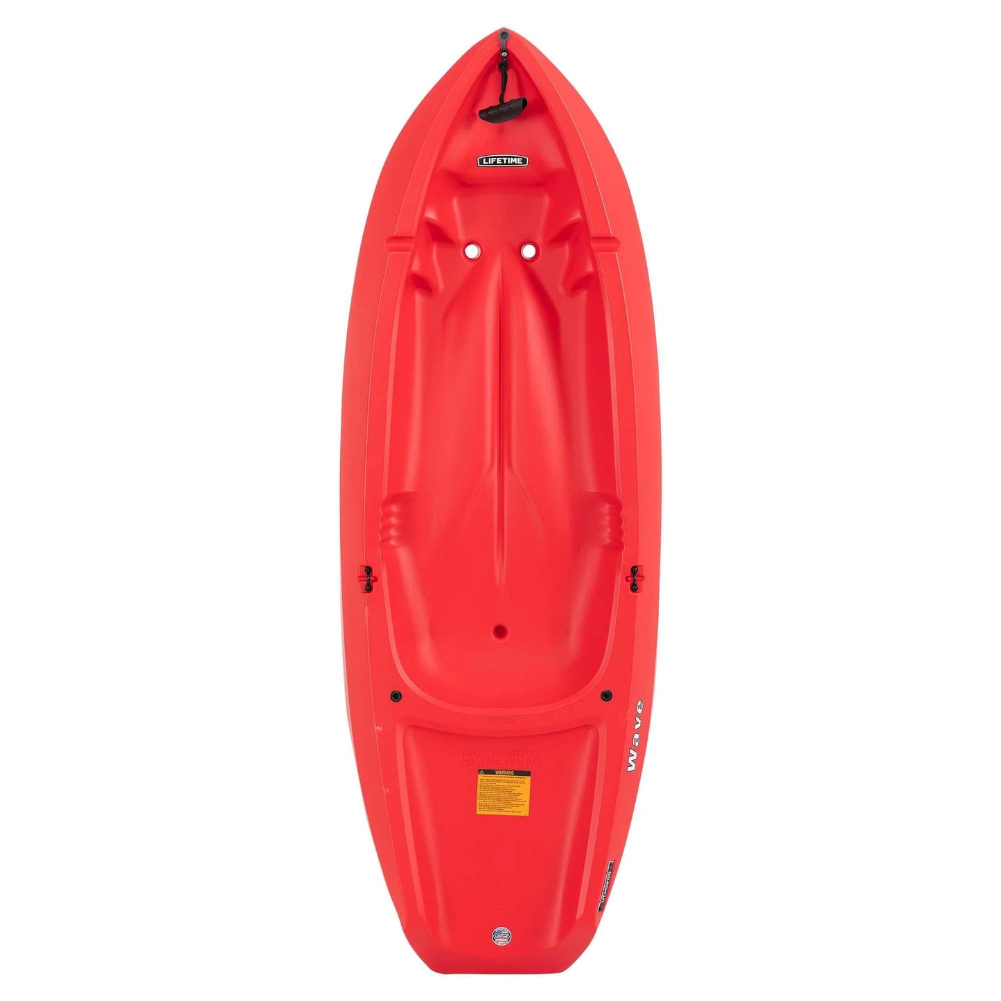 Wave 6 Ft Youth Kayak, Fire Red (91401)