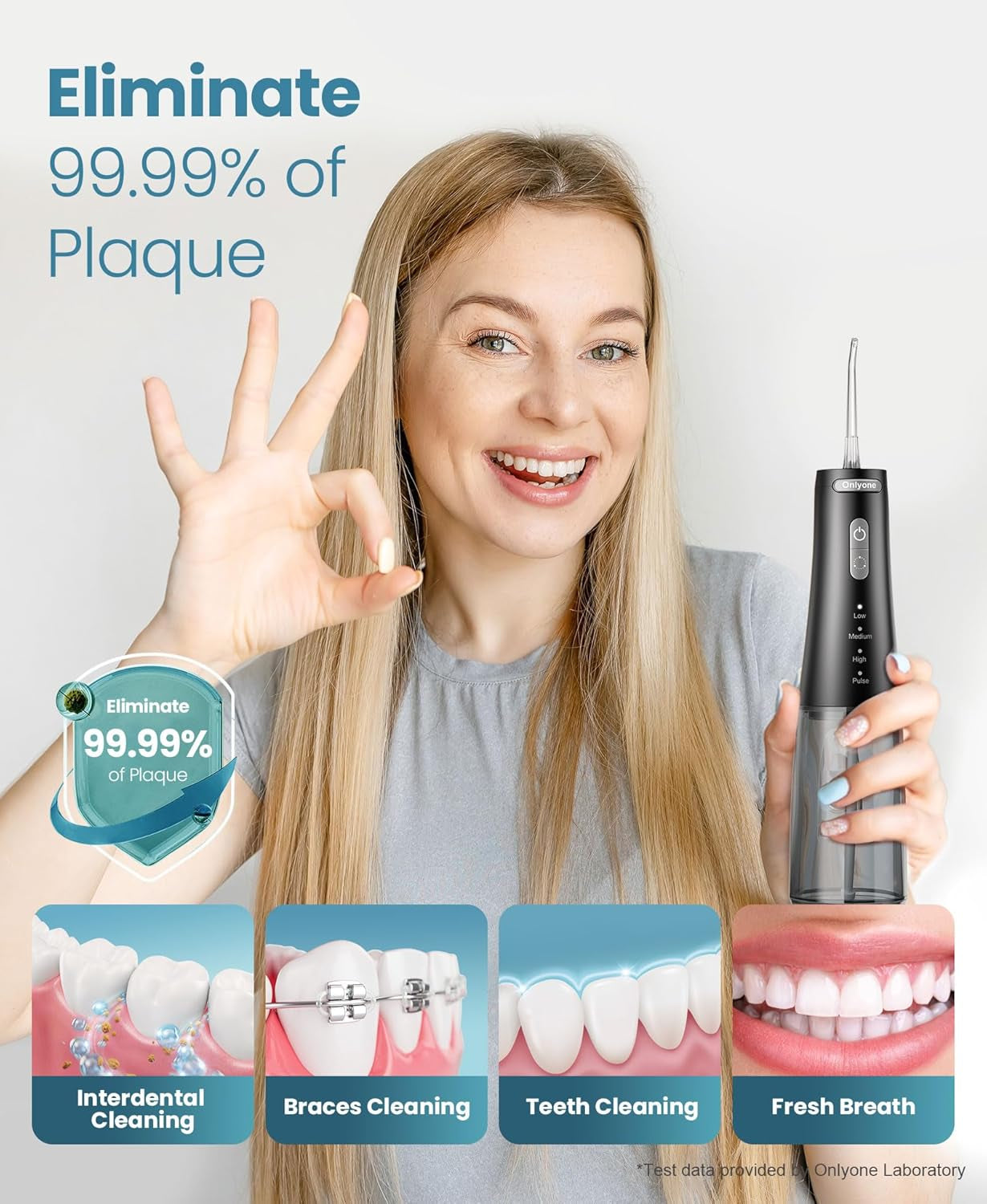 Water Dental Flosser Pick for Teeth, 300ML Portable Oral Irrigator, Rechargeable Travel Irrigation Cleaner, Professional Electric Flossing Machine Power Flossers & Irrigator Accessories