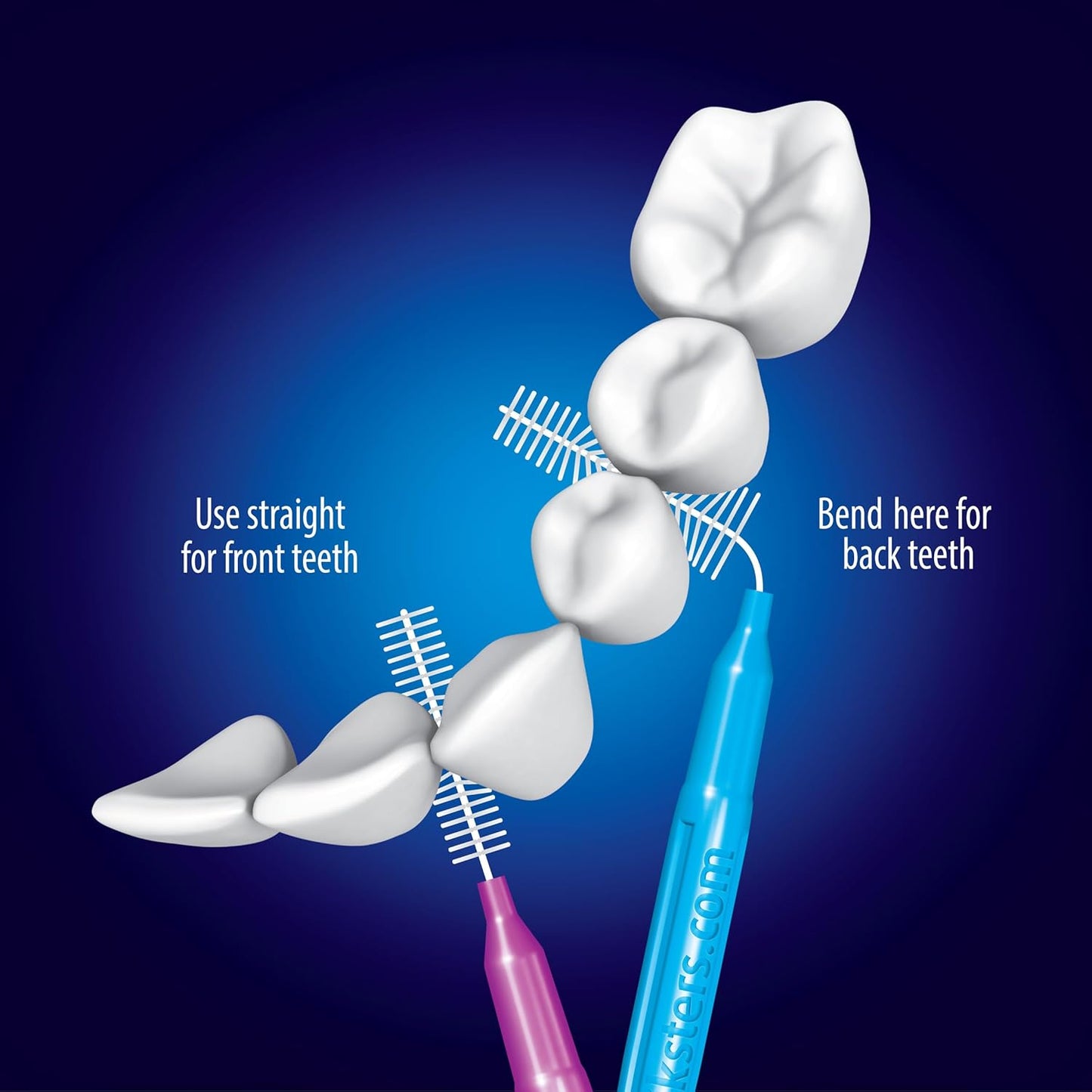 Interdental Brushes, 40 Pk, Size 00, Interdental Tooth Brush for Extremely Tight Gaps, Gum Soft Bristles for Plaque Removal, Safe for Braces