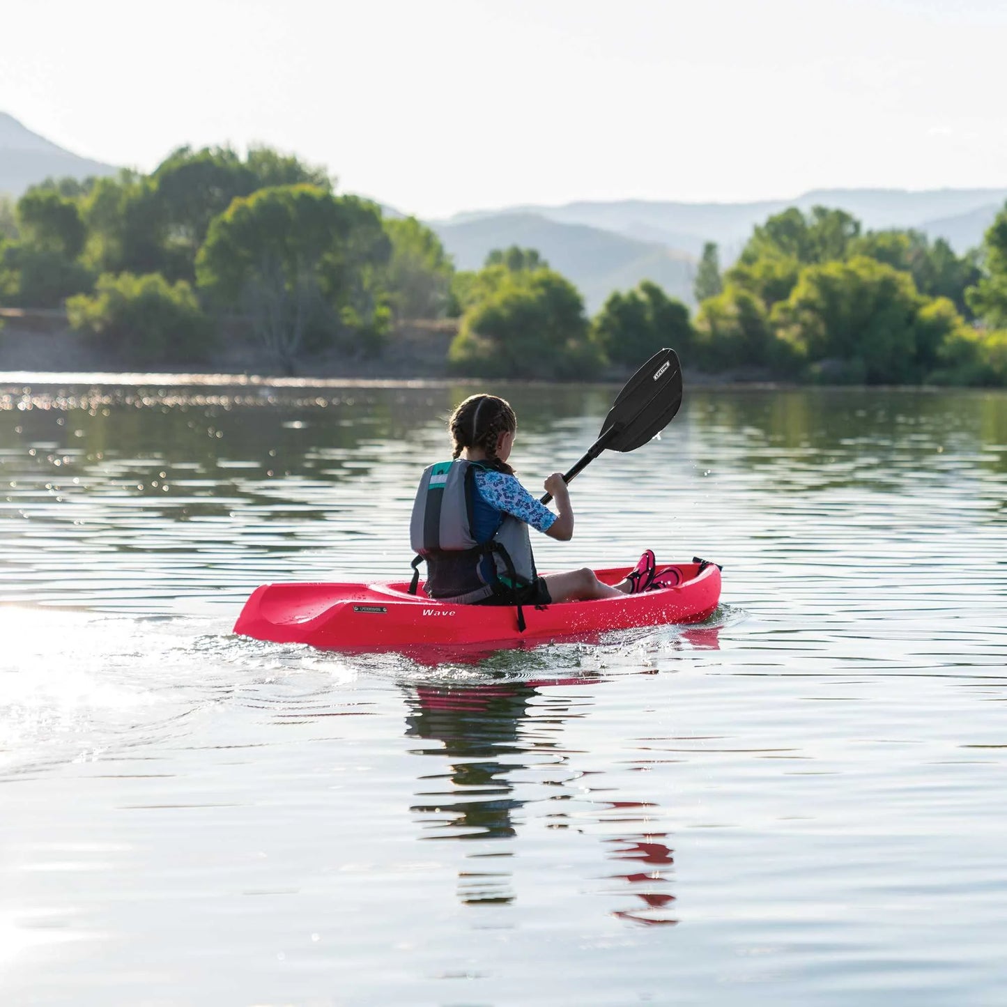 Wave 6 Ft Youth Kayak, Fire Red (91401)