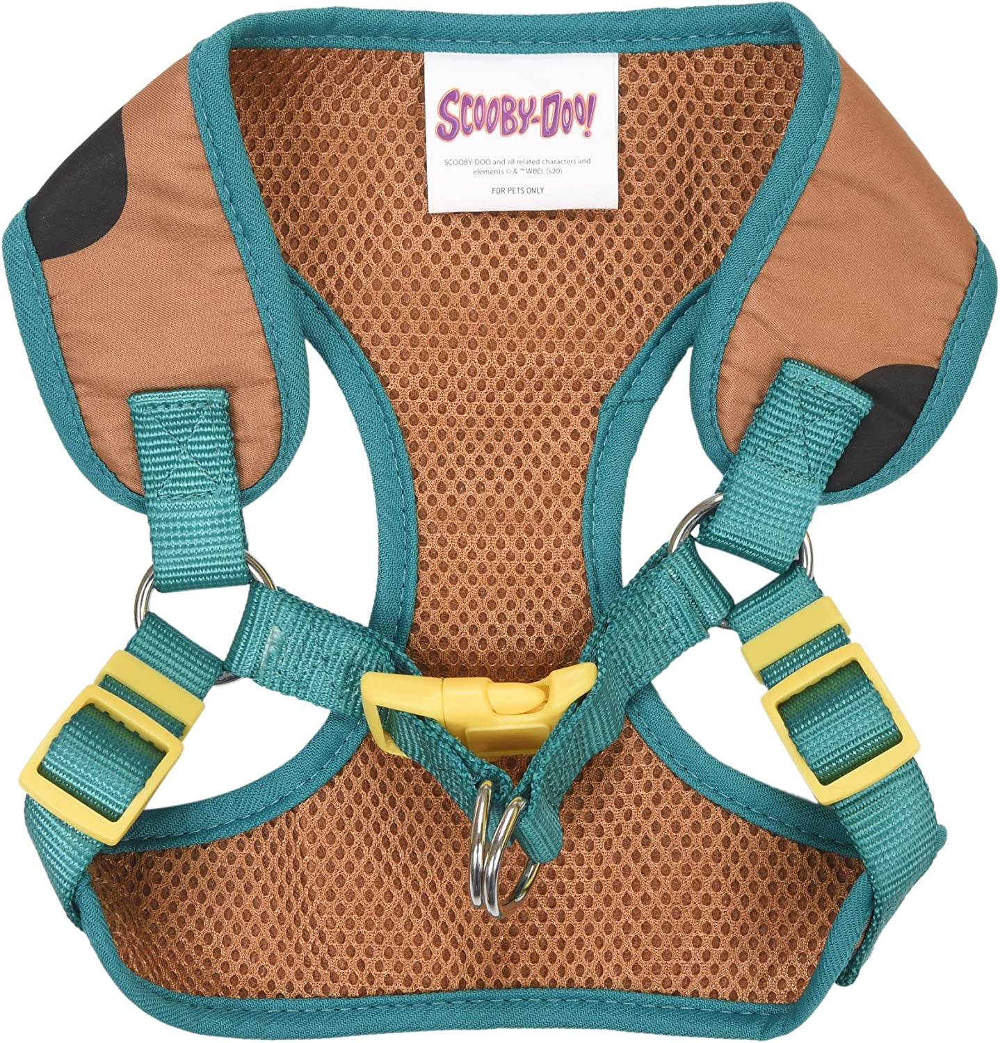 Warner Brothers Dog Harness - Soft, Comfortable Large Dog Harness - No Pull Tan and Blue