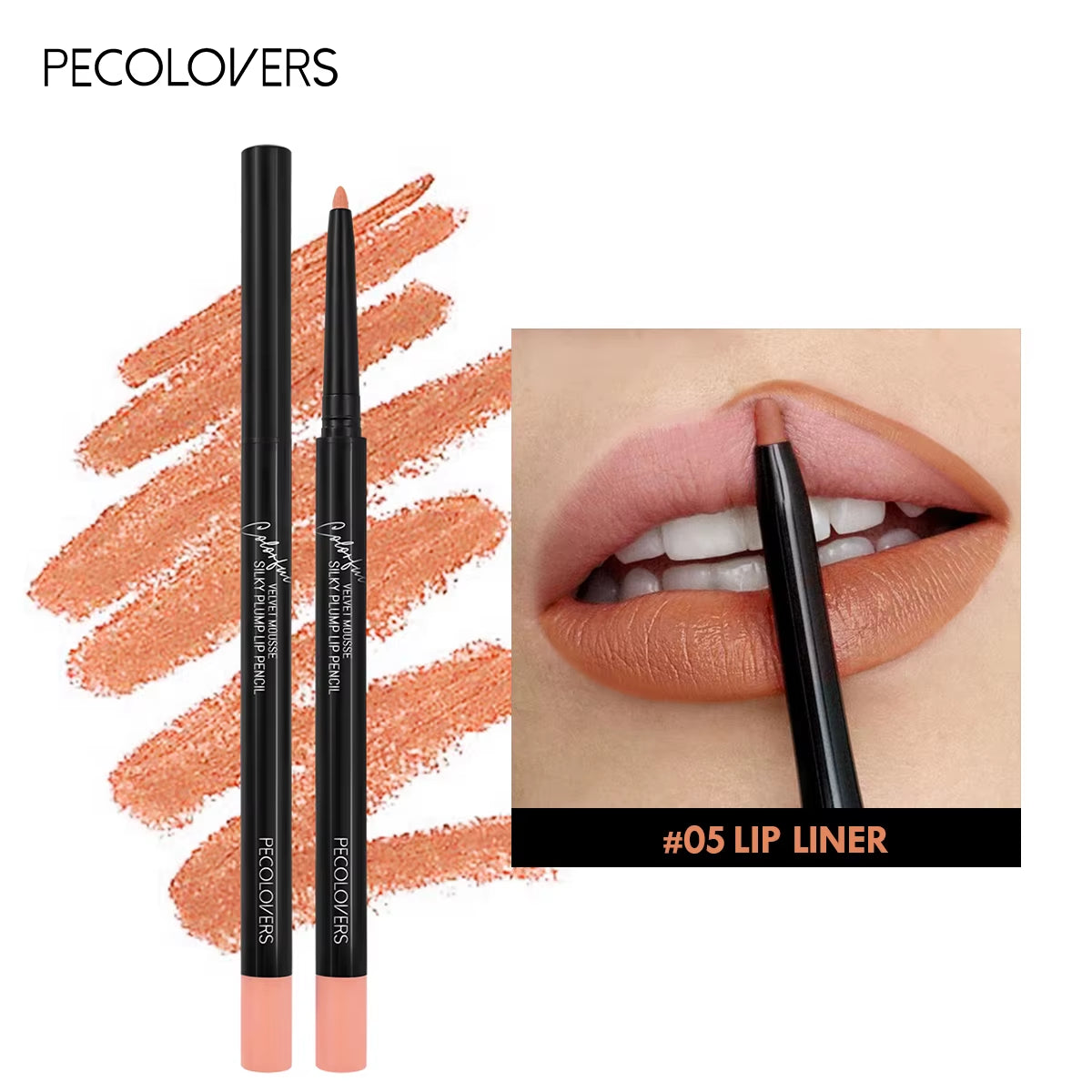 Nude Velvet Matte Lipstick Long Lasting Waterproof Color Rendering Non-Stick Cup Lip Glaze Lips Liner Pencil Woman Cosmetics