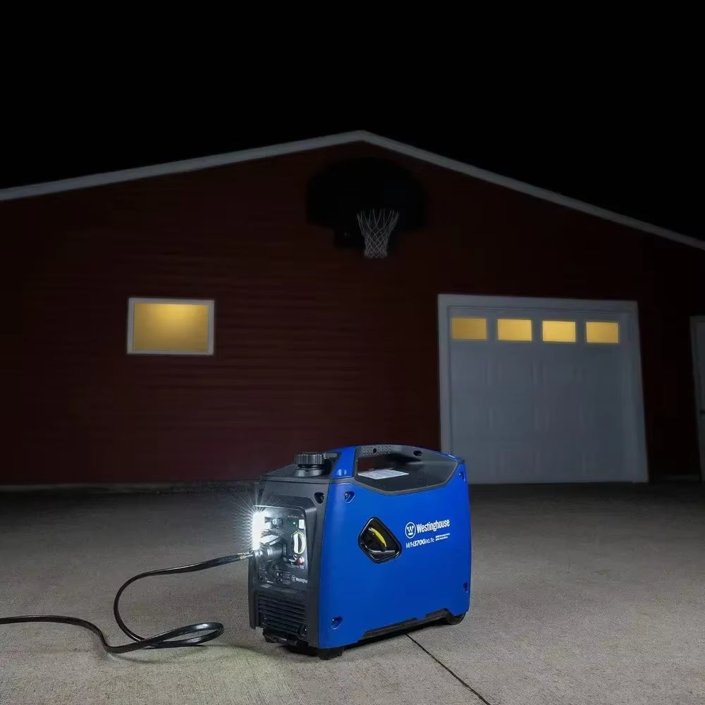 Westinghouse Outdoor Power Equipment 3700 Peak Watt Super Quiet Portable Inverter Generator, Wheel & Handle Kit