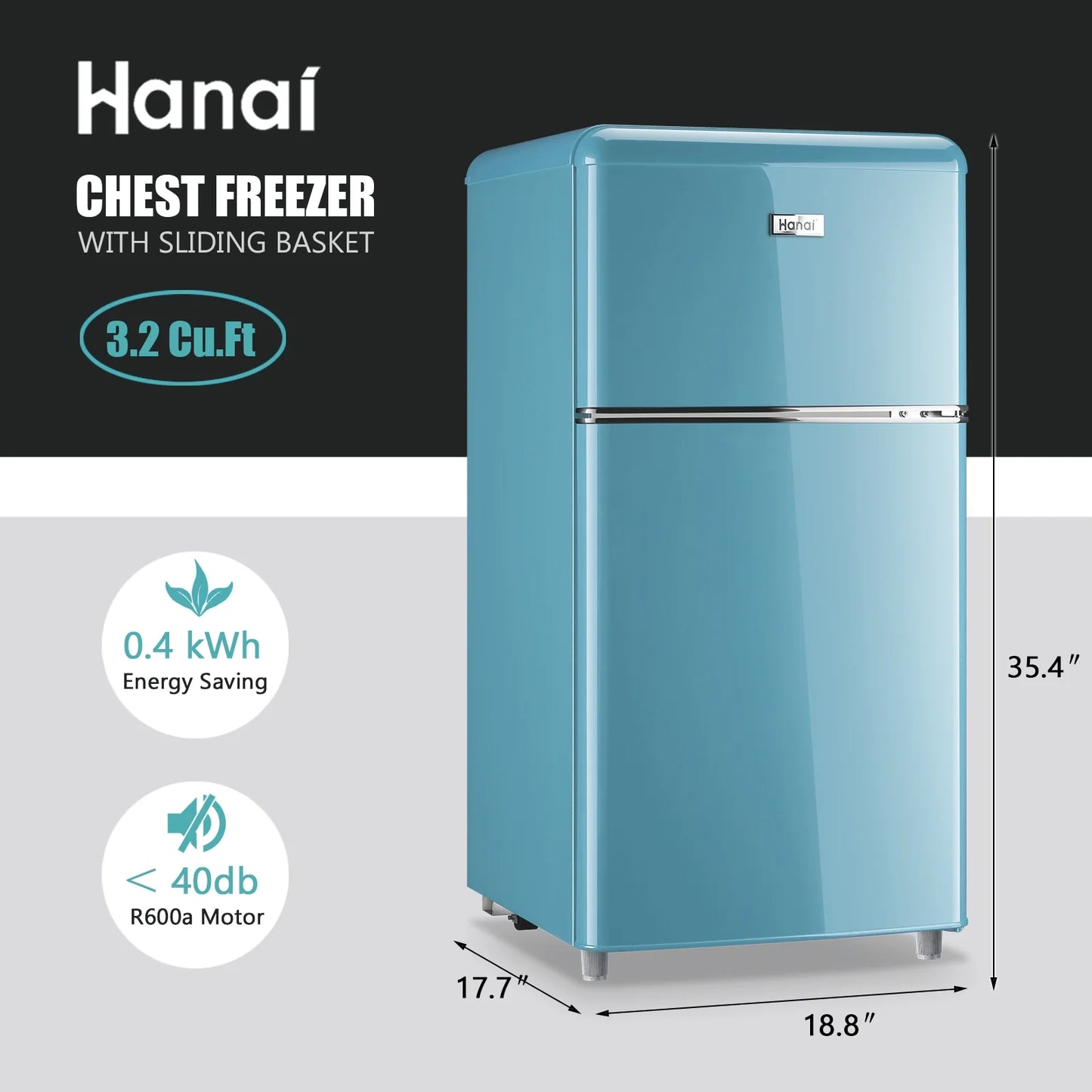 Compact Refrigerator 3.2 Cu.Ft 2 Door Mini Refrigerator Adjustable Glass Shelves Refrigerator Removable Shelves