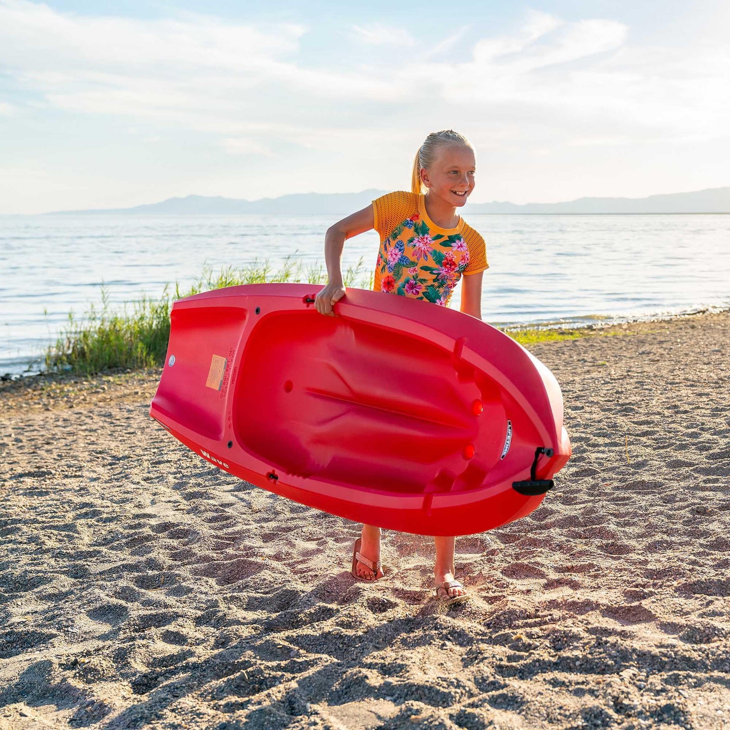 Wave 6 Ft Youth Kayak, Fire Red (91401)