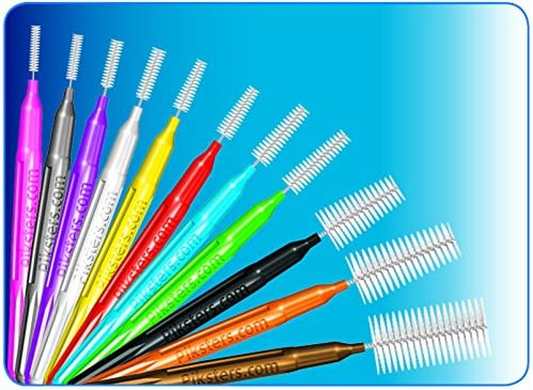 Interdental Brushes, 40 Pk, Size 00, Interdental Tooth Brush for Extremely Tight Gaps, Gum Soft Bristles for Plaque Removal, Safe for Braces