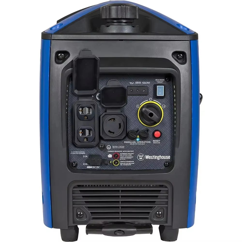 Westinghouse Outdoor Power Equipment 3700 Peak Watt Super Quiet Portable Inverter Generator, Wheel & Handle Kit
