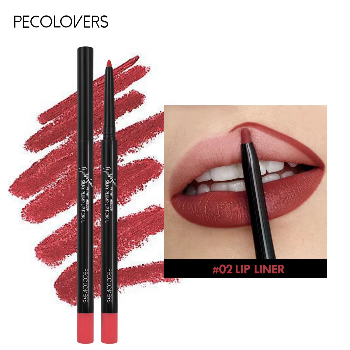 Nude Velvet Matte Lipstick Long Lasting Waterproof Color Rendering Non-Stick Cup Lip Glaze Lips Liner Pencil Woman Cosmetics