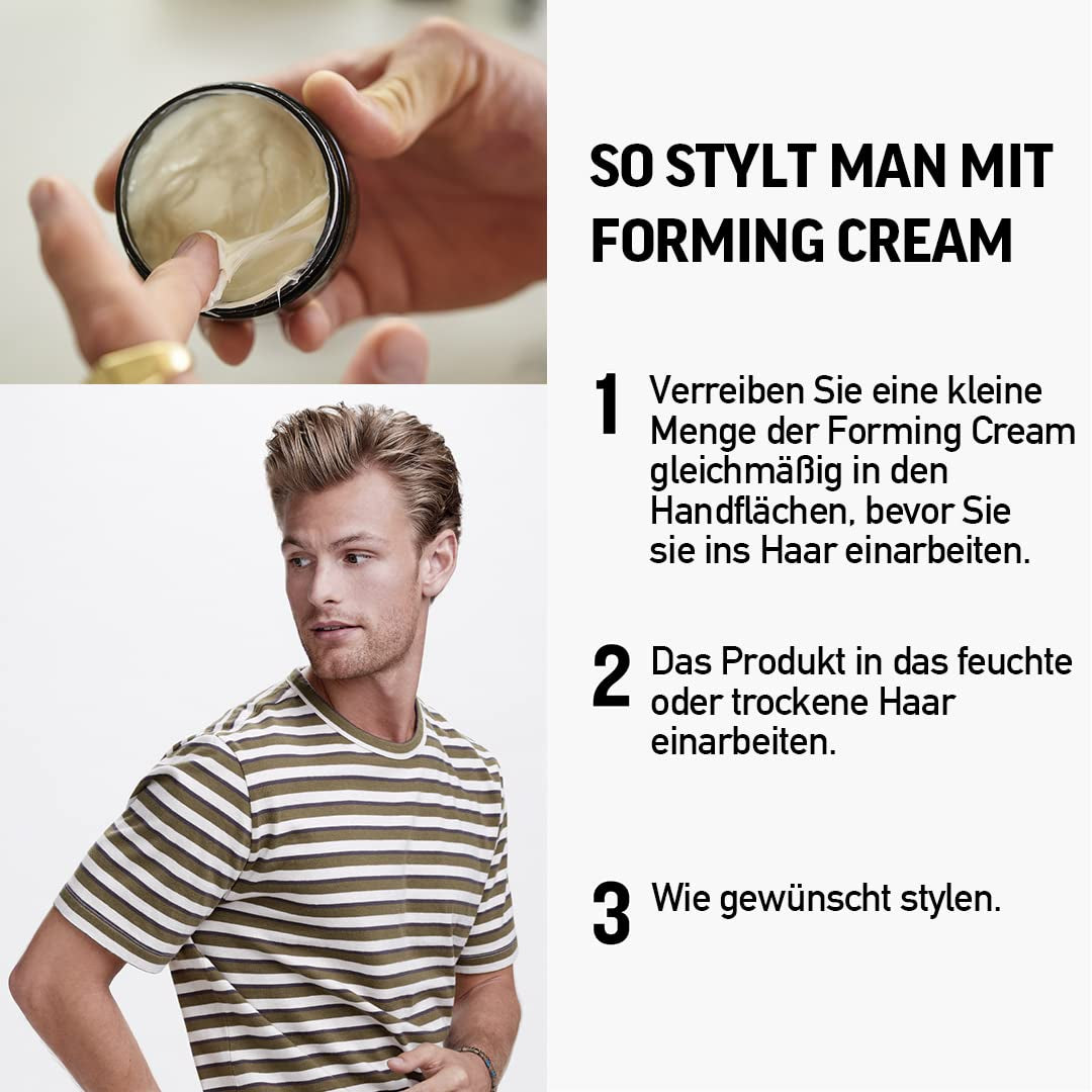 Men'S Hair Forming Cream (OLD VERSION), like Hair Gel with Medium Hold & Medium Shine, 3 Oz (Pack of 1)