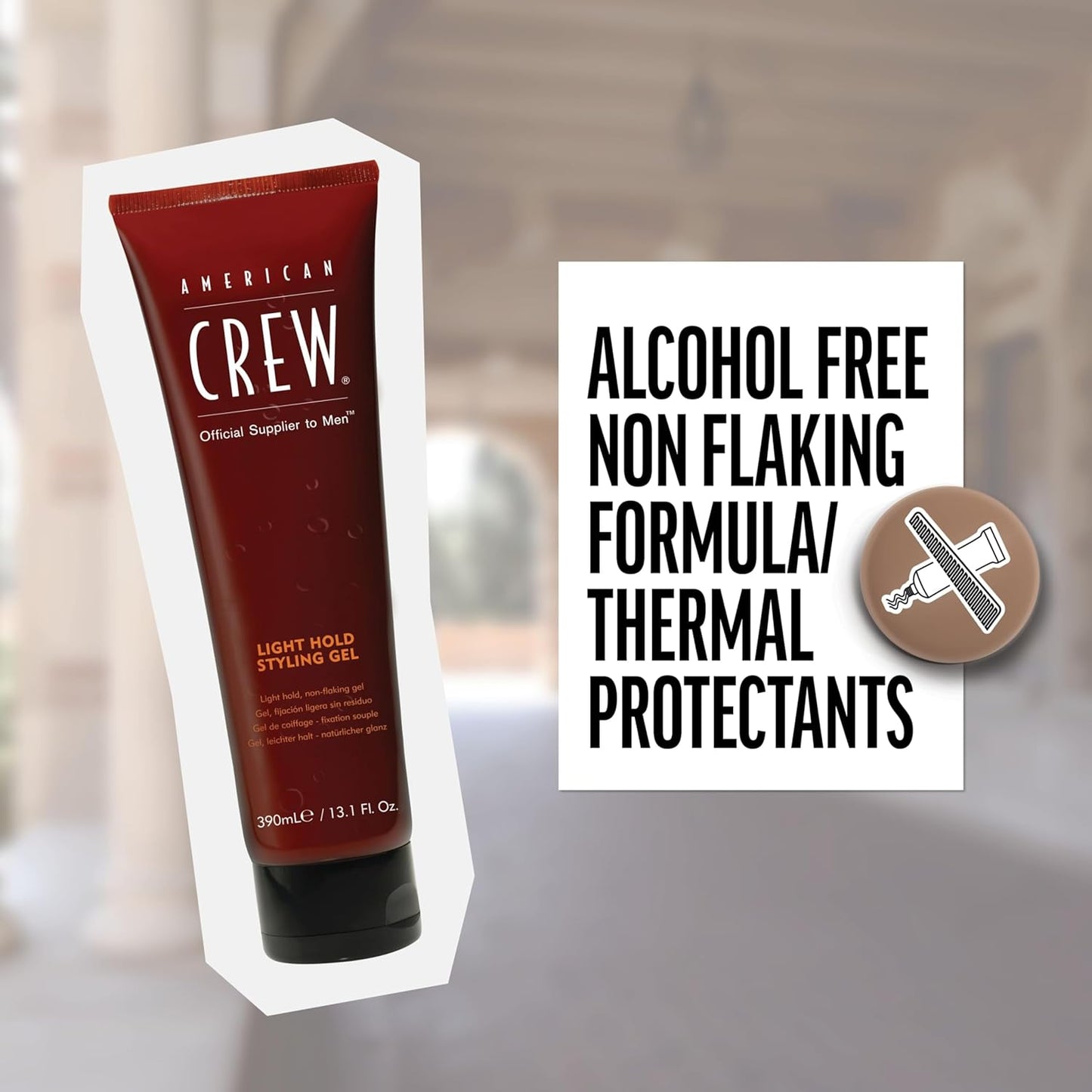 Men'S Hair Gel, Light Hold Styling Product, 13.1 Fl Oz