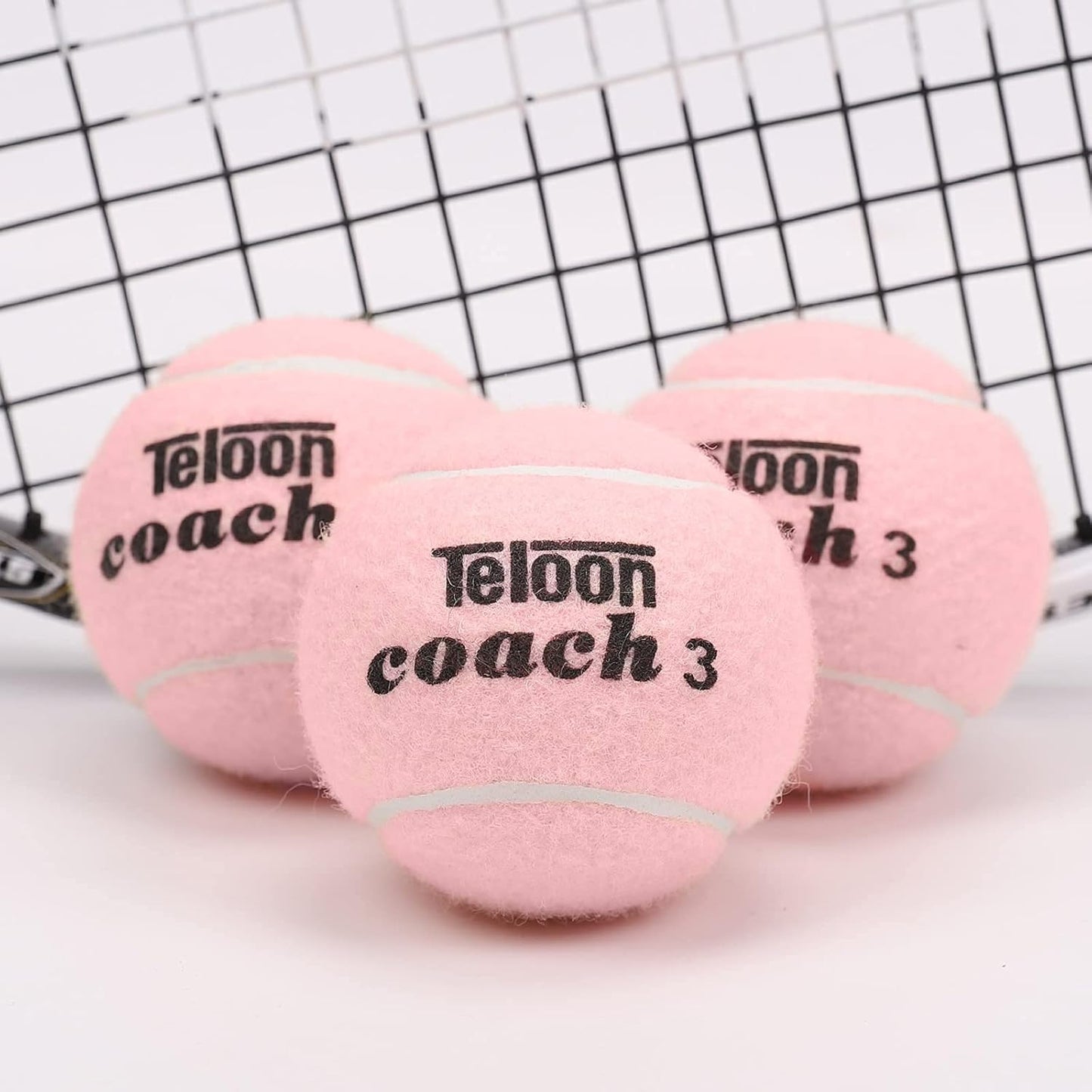 Pressure Training Tennis Balls-12 or 18 Count-Mesh Carry Bag,4 Colors Available,Pressureless Training Exercise Tennis Balls for Beginners.