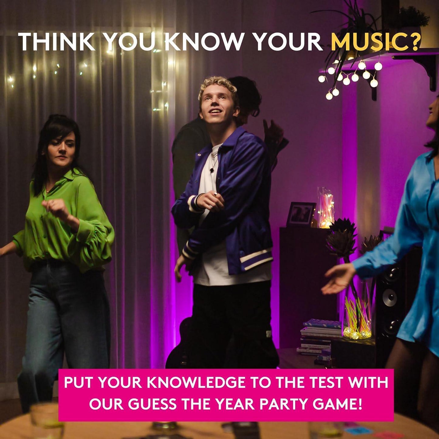 Jumbo Hitster - the Music Party Card Game, Fun Music Quiz Card Game, 2-10 - 300