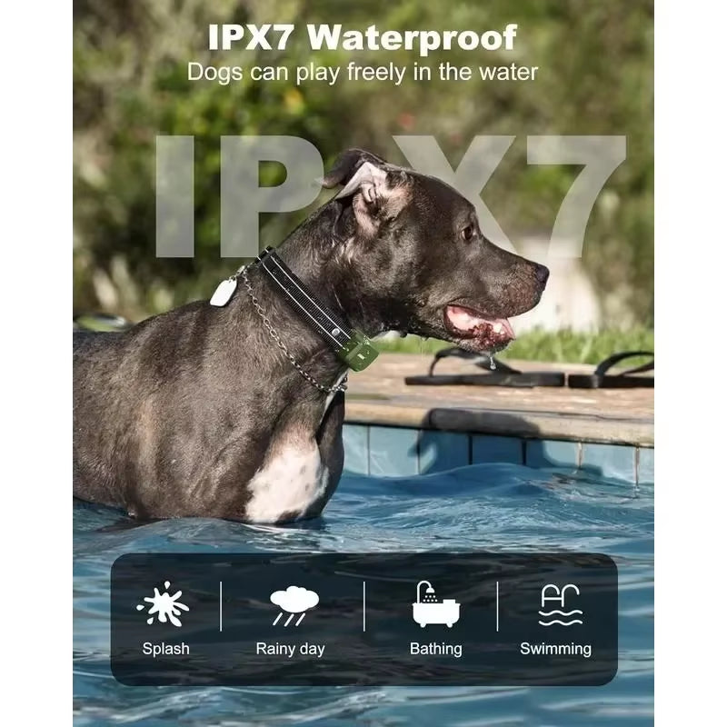 JUGBOW Dog Training Collar - 3300FT Dog Training Behavior Aid, with Remote Innovative IPX7 Waterproof with 4 Training Modes