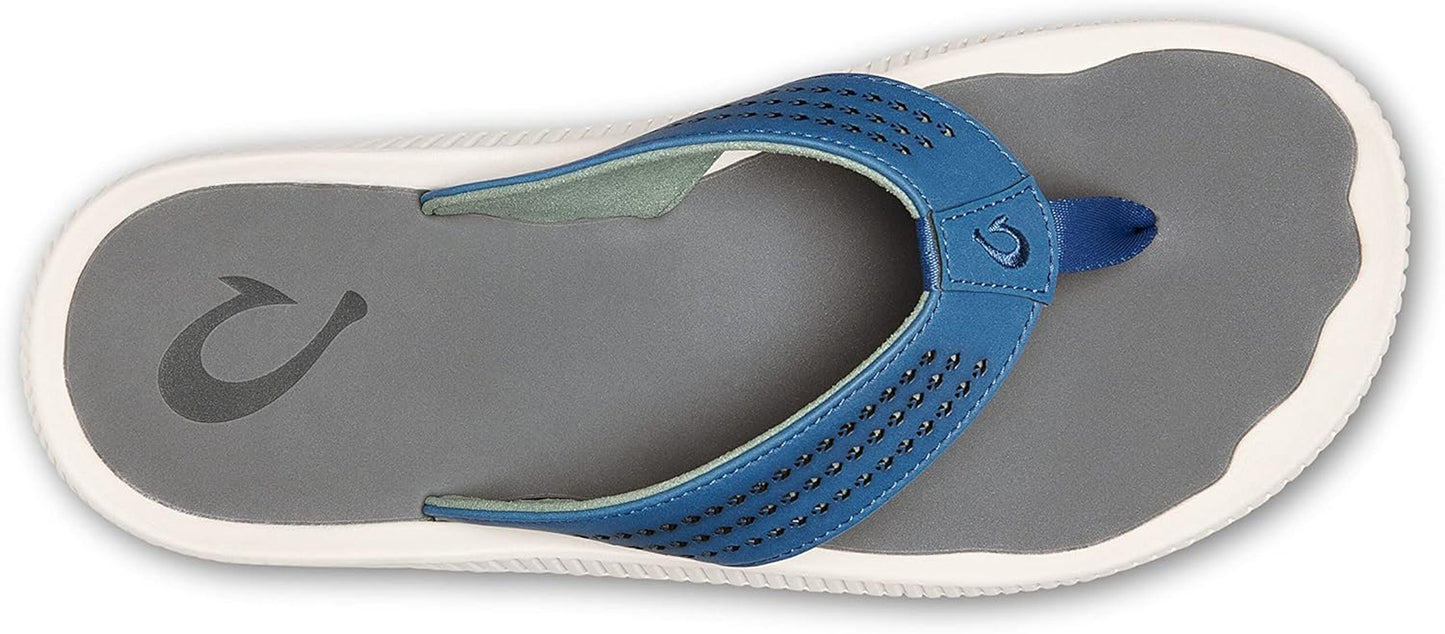 Ulele Men'S Beach Sandals, Quick-Dry Flip-Flop Slides, Water Resistant Microfiber Lining & Wet Grip Soles, Soft Comfort Fit & Arch Support
