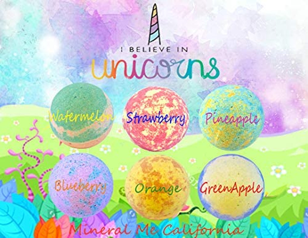 Unicorn Bath Bombs for Girls with Jewelry inside & Jewelry Box for Kids - Organic, Skin Moisturizing, Natural Bubble Bath Bombs for Kids with Surprise Toy Inside, Birthday Gifts for Girls