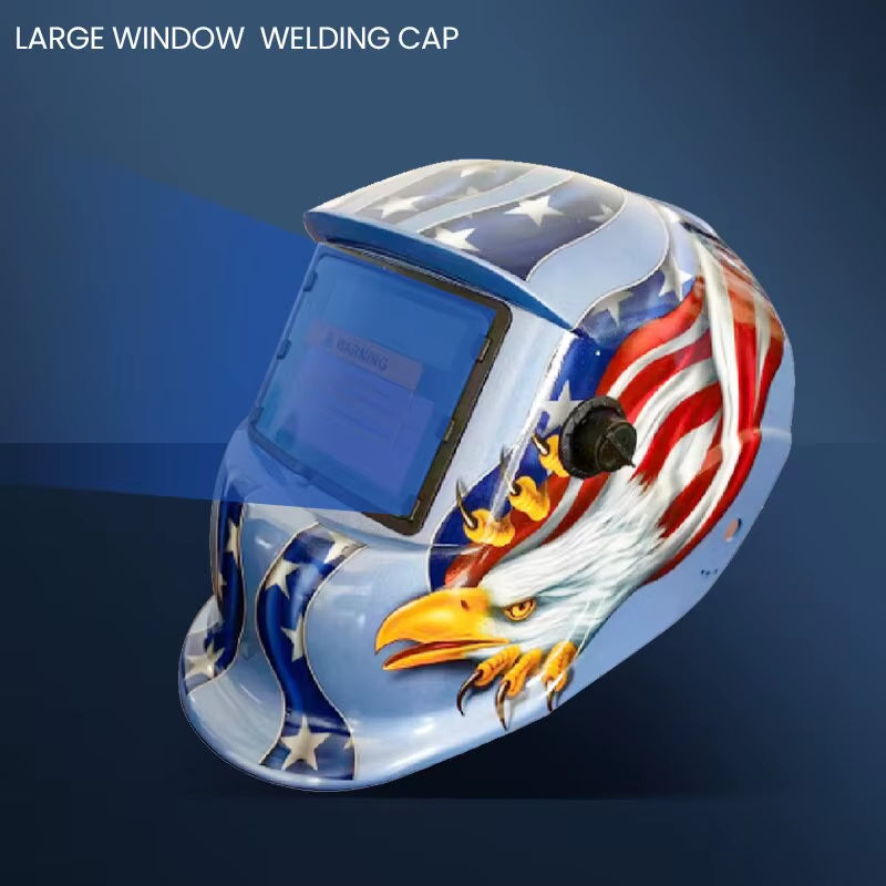 Airajwelding Mask Welder Protection Head Worn Solar Automatic Dimming Welding Cap Multifunctional Professional Welding Equipment