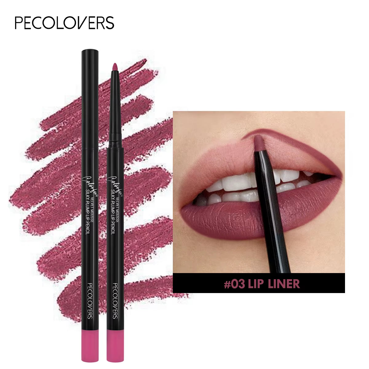 Nude Velvet Matte Lipstick Long Lasting Waterproof Color Rendering Non-Stick Cup Lip Glaze Lips Liner Pencil Woman Cosmetics