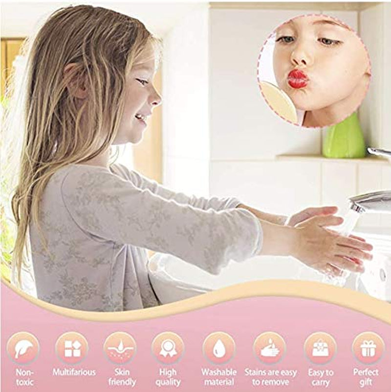 7Pc Fruity Flavored Lip Gloss Set - Lip Gloss in Assorted Fruity Flavors, Non Toxic Makeup for Kids & Teens
