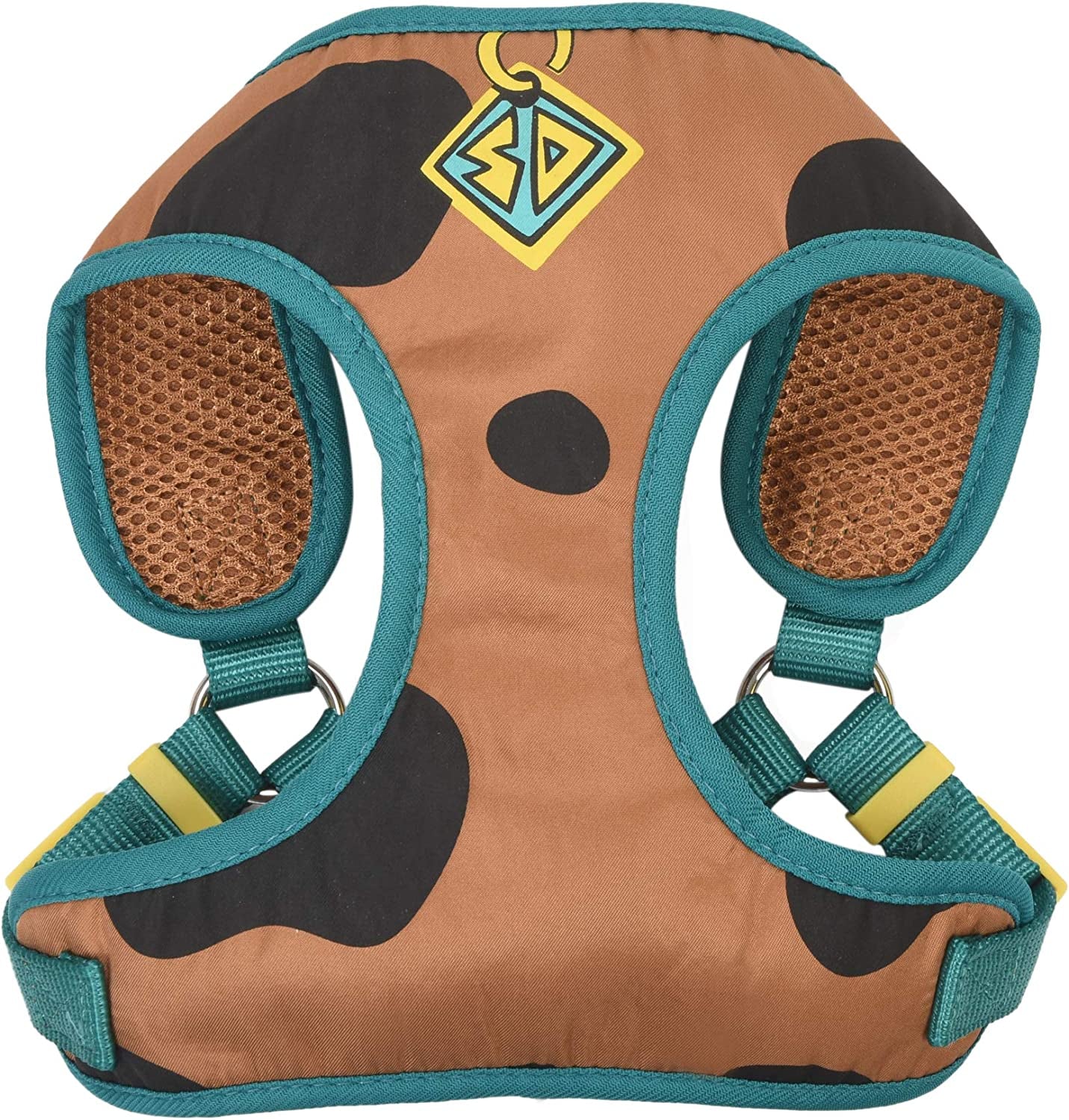Warner Brothers Dog Harness - Soft, Comfortable Large Dog Harness - No Pull Tan and Blue