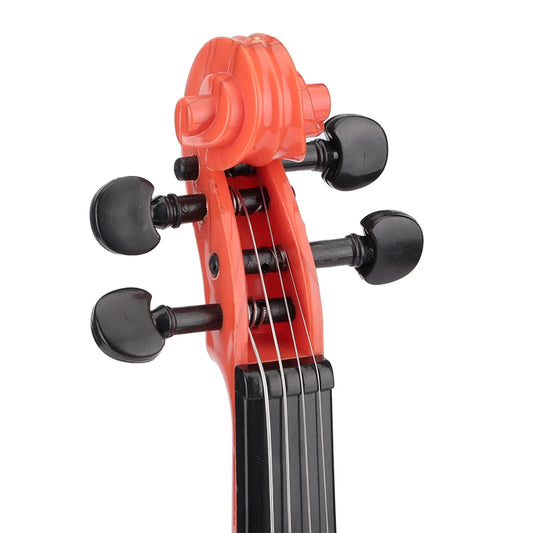 Music Toy, Violin Toy, Simulated Kid Acoustic Violin Toy Acoustic Violin Toy for Children Violin Beginners Light Brown