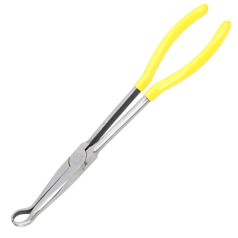 Extra Long Nose Pliers Hand Tools Straight Bent Tip Mechanic Equipment 1Pc