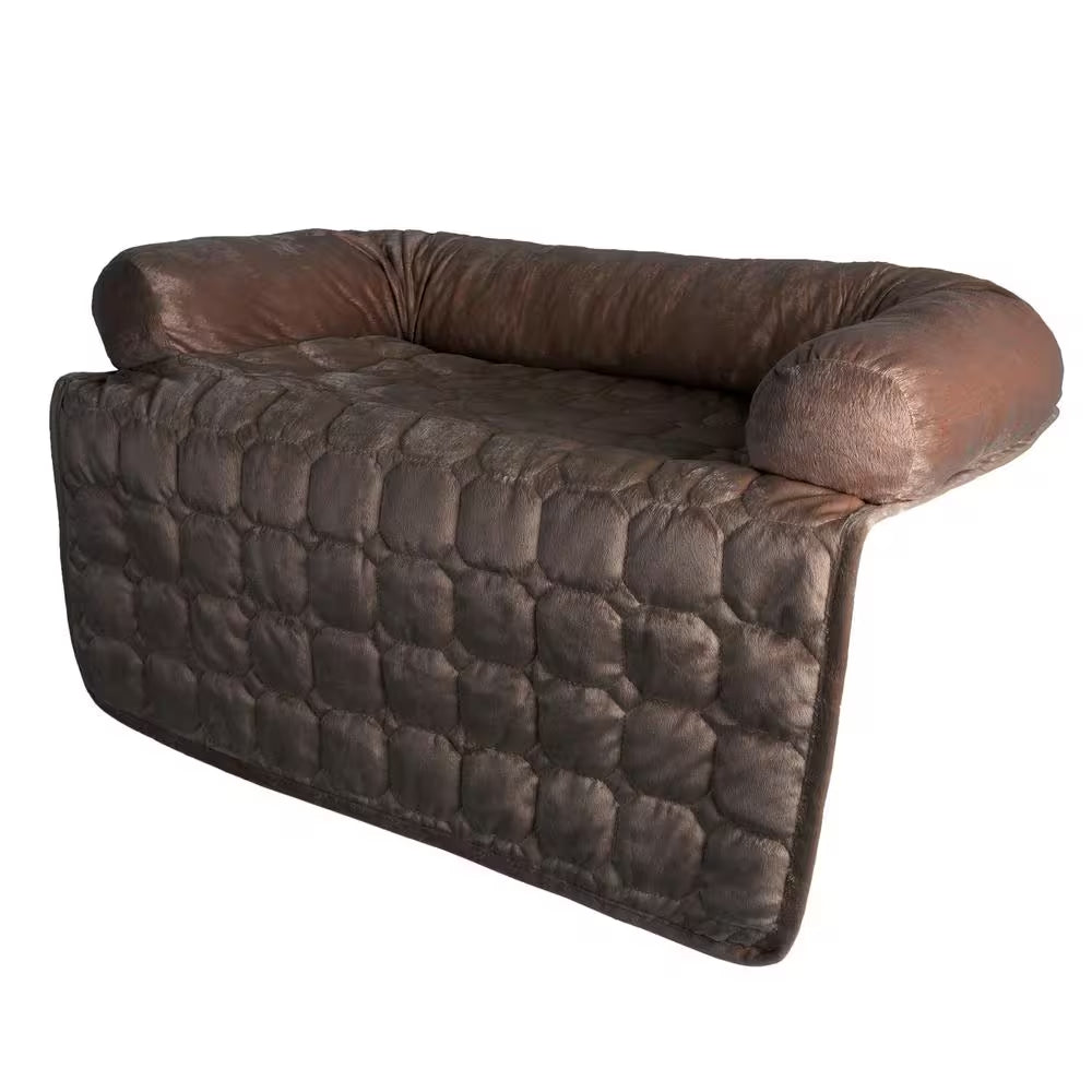 30 In. X 30.5 In. Brown Furniture Protector with Memory Foam