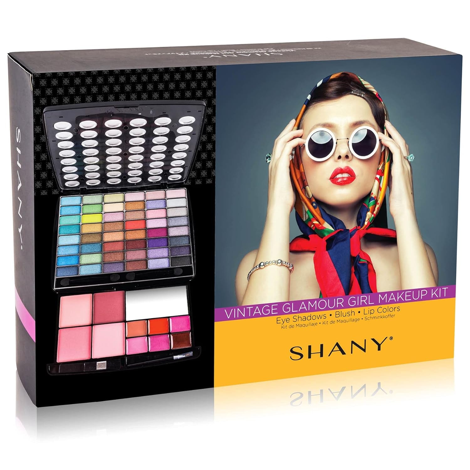 Glamour Girl Makeup Kit Eye Shadow/Blush/Powder - Vintage