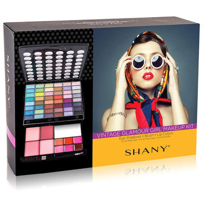 Glamour Girl Makeup Kit Eye Shadow/Blush/Powder - Vintage