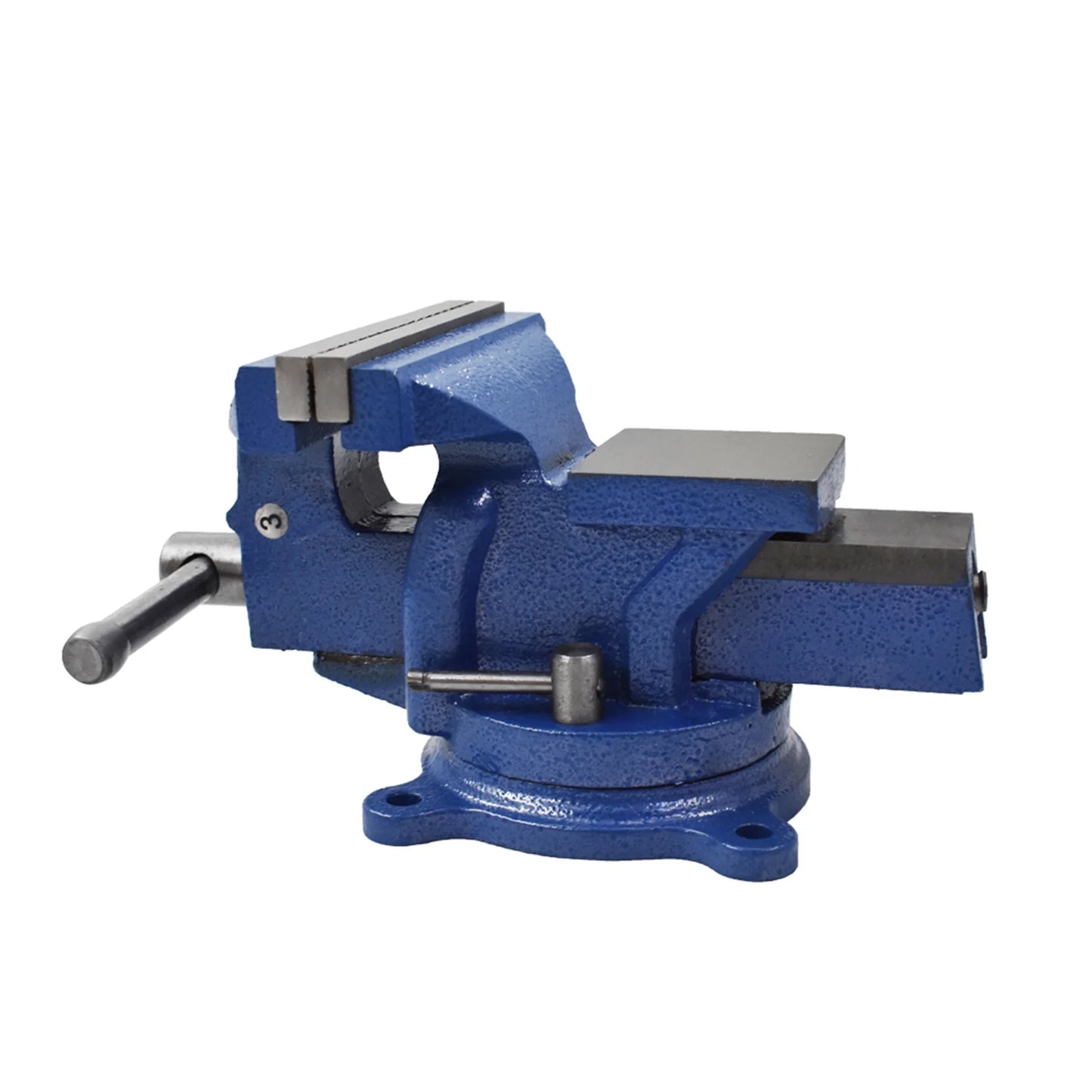 4 Inch Heavy Duty Bench Vise with Anvil 360 Degree Swivel Locking Base Bench Clamp, Fit for Clamping Fixing Equipment Home or Industrial