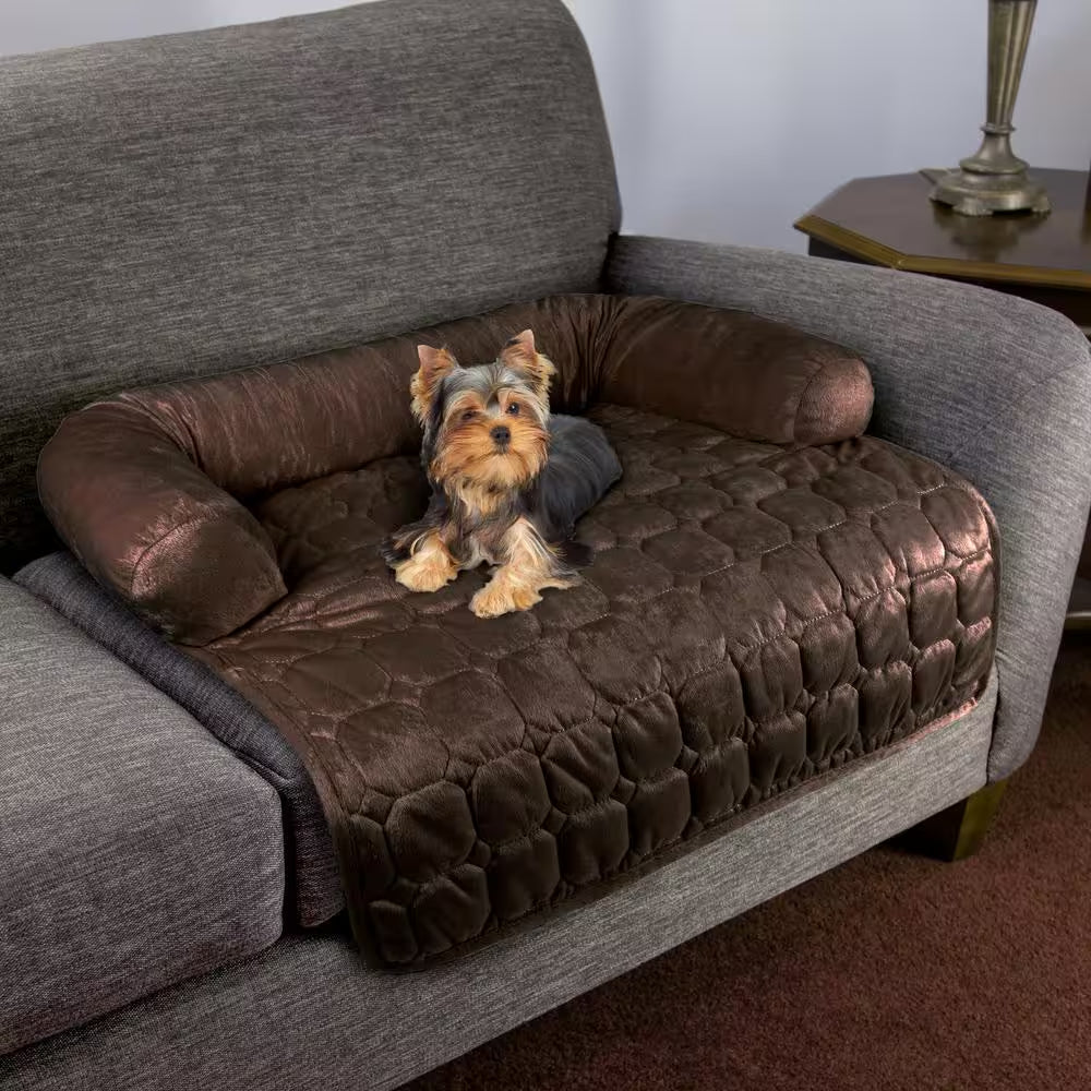 30 In. X 30.5 In. Brown Furniture Protector with Memory Foam