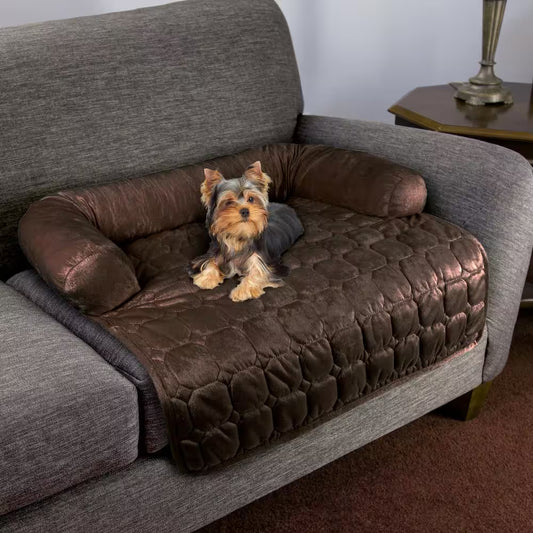 30 In. X 30.5 In. Brown Furniture Protector with Memory Foam