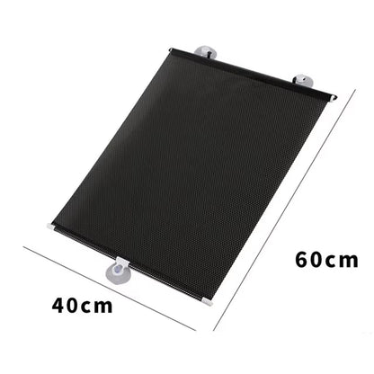 Car Sunshade Curtain Rear Side Window Front/Back Windshield Sun Block Blinks Black Cover Suction Cup Universal Cars Accessories