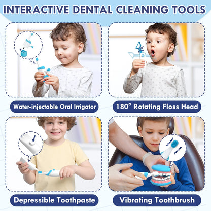Doctor Kit for Kids, Doctor Playset, Pretend Doctor Kit Dentist Medical Kit with Electronic Stethoscope