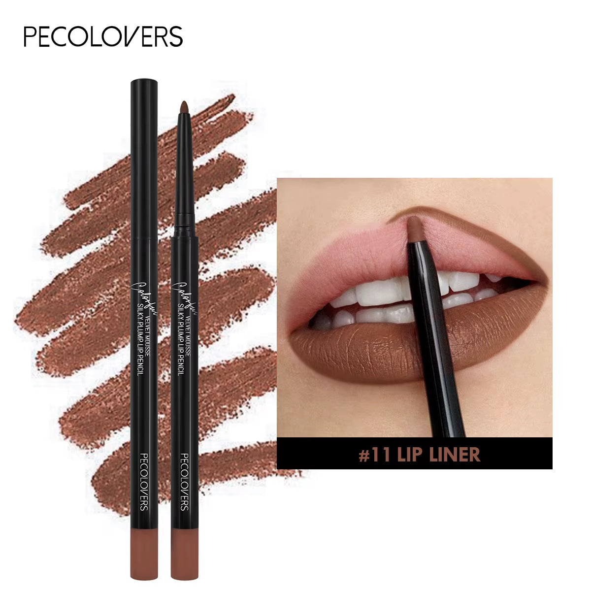 Nude Velvet Matte Lipstick Long Lasting Waterproof Color Rendering Non-Stick Cup Lip Glaze Lips Liner Pencil Woman Cosmetics