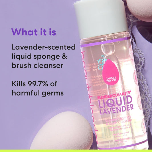 ® | Blendercleanser® Liquid Lavender Beauty Blender Cleanser, Cleaning Makeup Sponges, Brushes & Applicators, 5 Oz