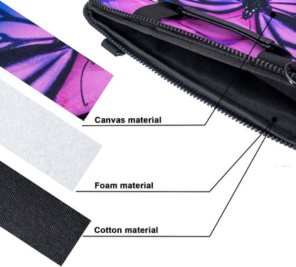 Canvas Laptop Carrying Shoulder Sleeve Carrying Case Protective Bag Briefcase for 11.6 12 12.9 13 13.3 Inches Laptop Ultrabook Netbook (Csh-02)