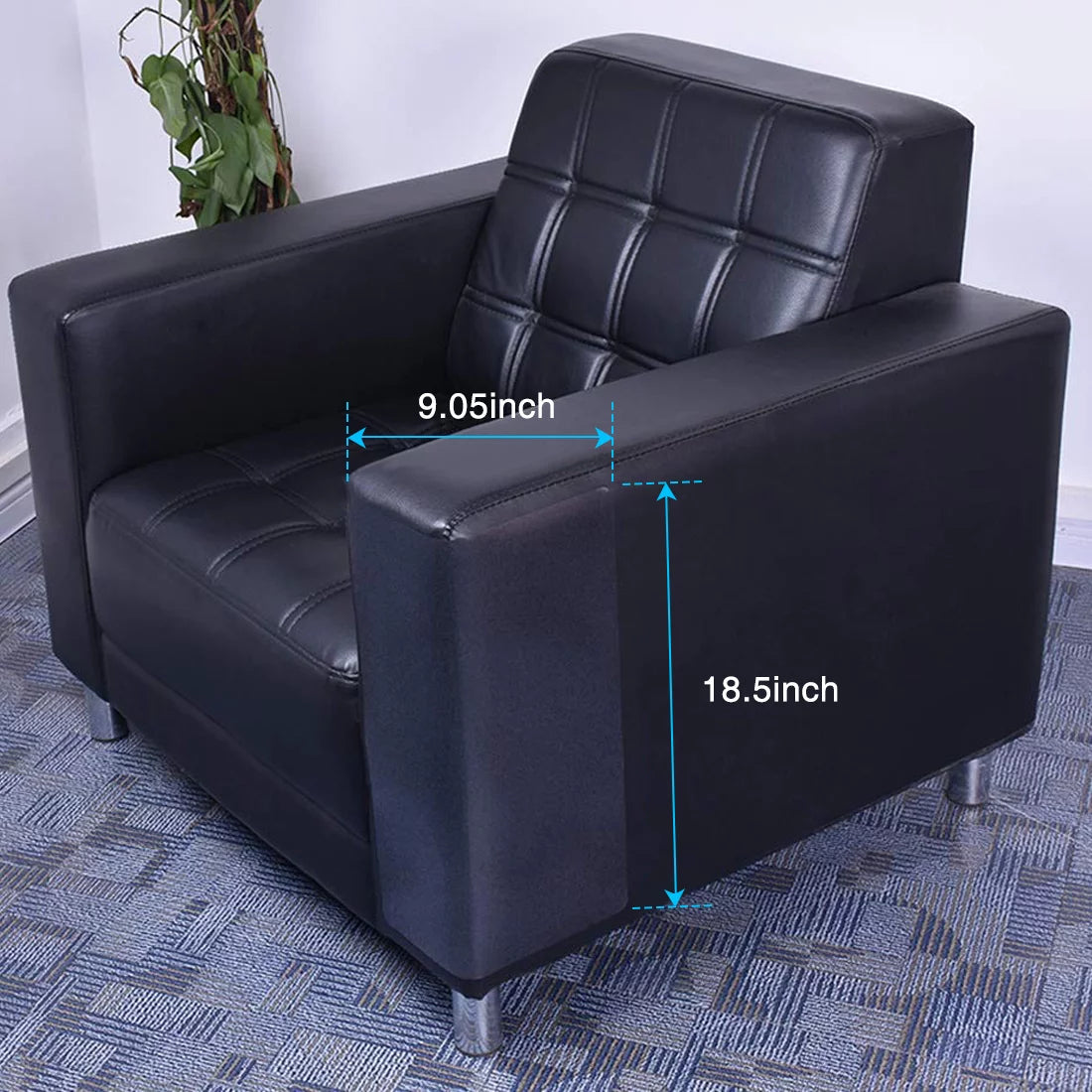 Flexible Clear Vinyl Pet Couch Protector Guards for Protecting Your Furniture Stops Scratching Cats