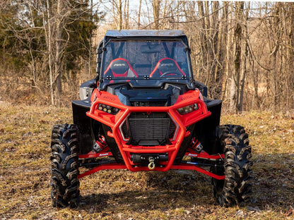 Black Ops 3500 LB Winch and Winch Mounting Plate for 2018+ Polaris RZR XP Turbo S / 2019+ RZR XP 4 Turbo S (For Use with  Bumper) | No Drilling Required