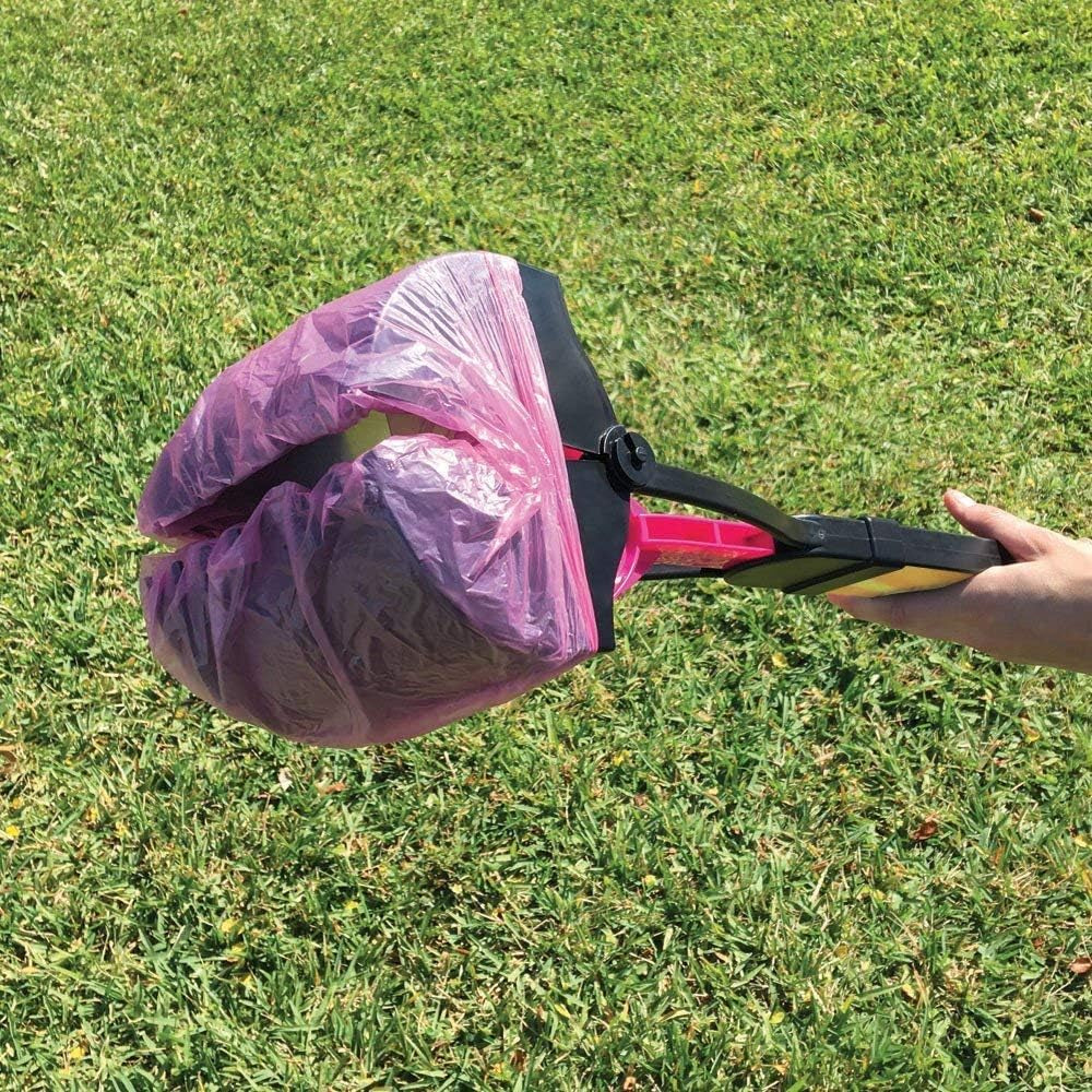 Complete Poo Pack- 24" Pooper Scooper, Poop Bags, & Waste Bag Holder, Ideal for Small to XL Pets - Durable, Easy-To-Use, Great for Grass, Gravel, & Outdoor Cleanups (Blue)