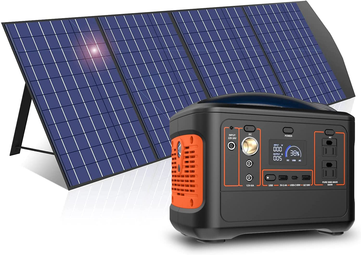 YW500 600W Portable Power Station Outdoor Rv/Van Camping Urgent Solar Generator Solar Mobile Lithium Battery Pack