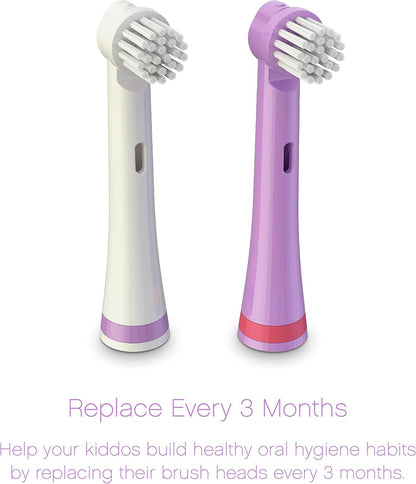 Electronic Toothbrush Replacement Brush Heads 2 Pack (Sparkle the Unicorn)