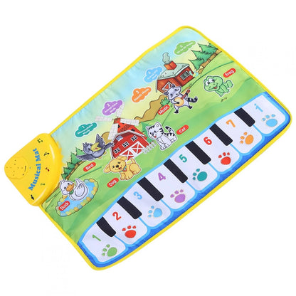 Baby Music Mat Children Crawling Piano Carpet Educational Musical Toy Kids Gift Baby Music Carpet