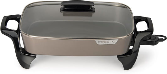 06856 16-Inch Ceramic Electric Skillet, Grey