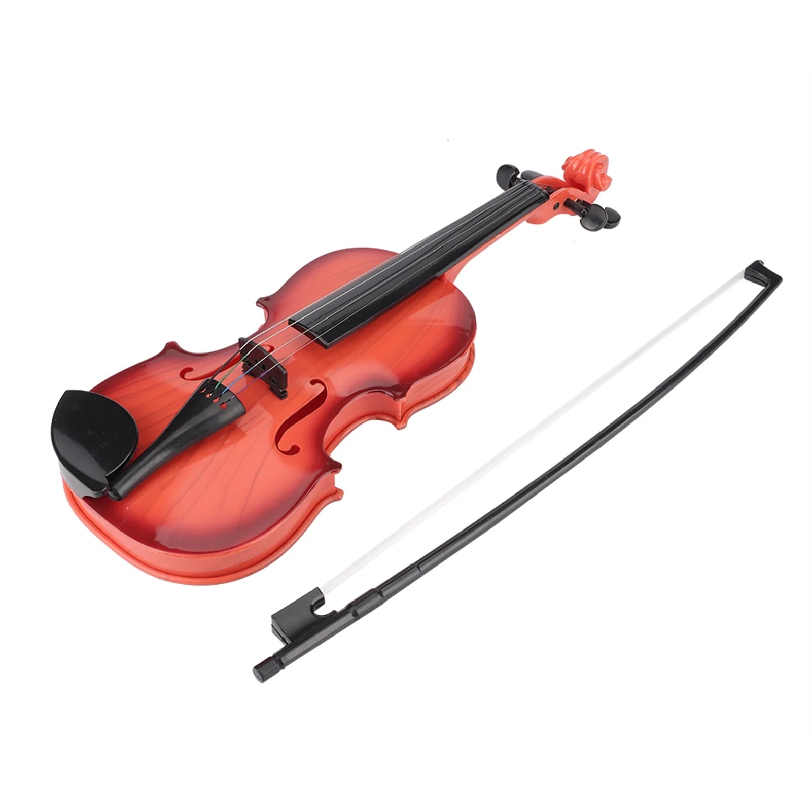 Music Toy, Violin Toy, Simulated Kid Acoustic Violin Toy Acoustic Violin Toy for Children Violin Beginners Light Brown