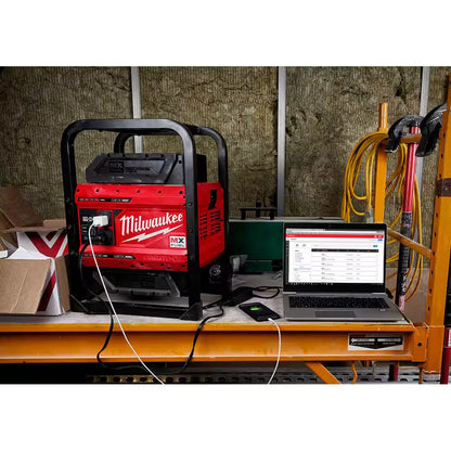 MX FUEL 3600-Watt/1800-Watt Push Start Portable Battery Powered Generator with 3 XC Batteries