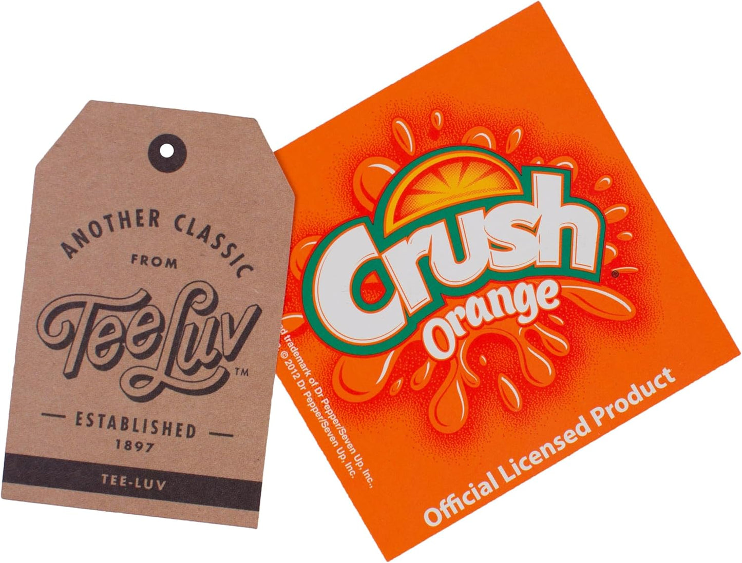 Men'S Faded Orange Crush Shirt - Retro Crush Soda Logo T-Shirt