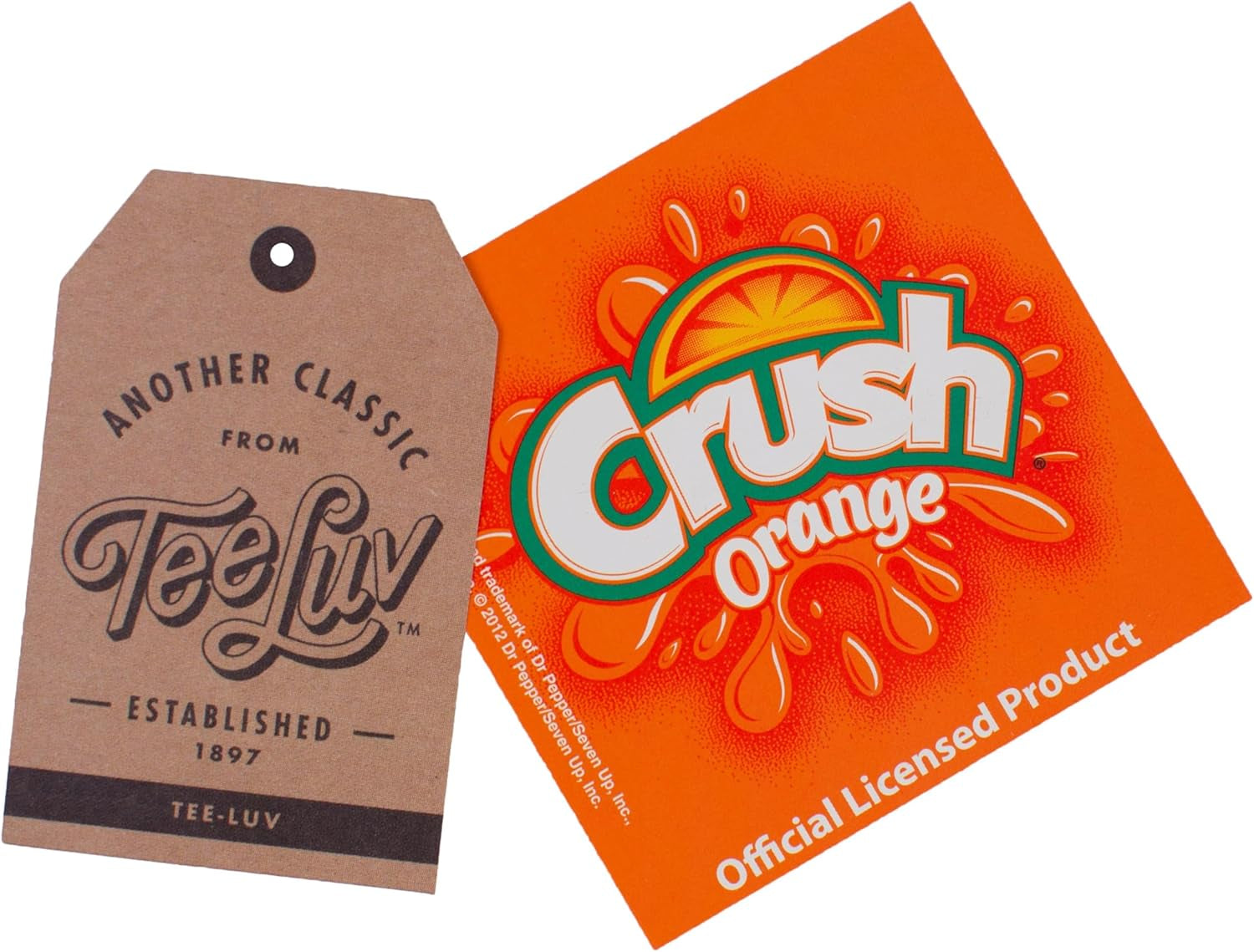Men'S Faded Orange Crush Shirt - Retro Crush Soda Logo T-Shirt
