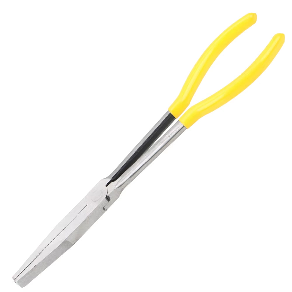 Extra Long Nose Pliers Hand Tools Straight Bent Tip Mechanic Equipment 1Pc