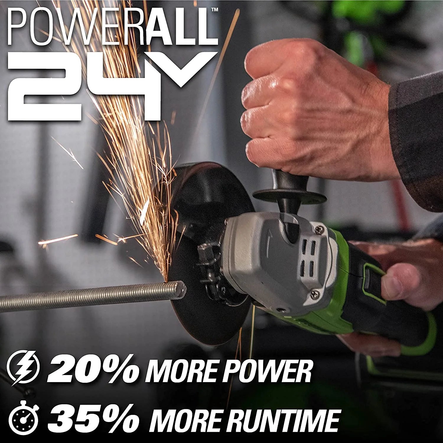 24V Brushless 4-1/2 In. Angle Grinder, Battery and Charger Not Included 3100502AZ